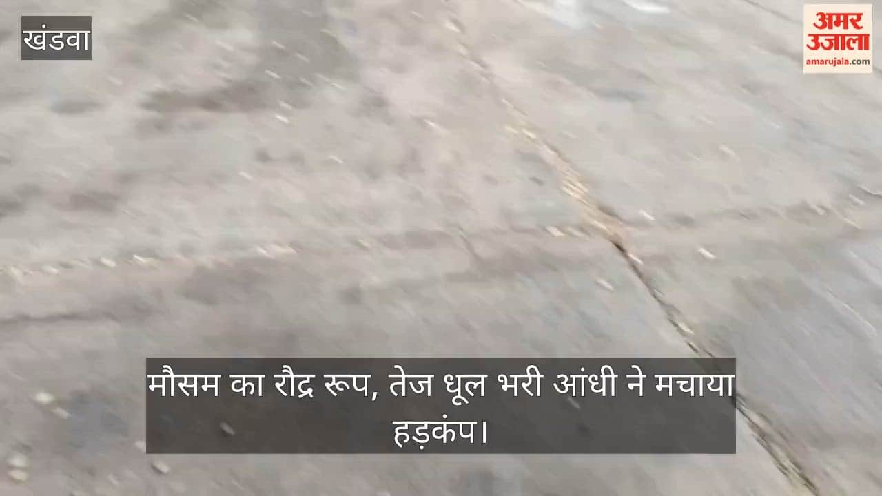 Dust storm wreaks havoc in Khandwa uprooting trees in several areas