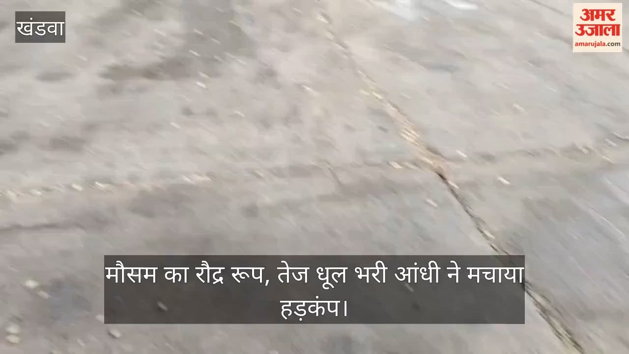 Dust storm wreaks havoc in Khandwa uprooting trees in several areas