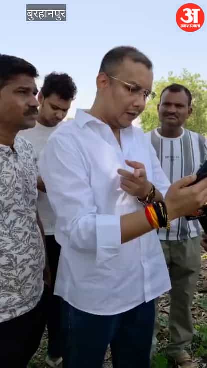 "Storm-Hit Banana Farmers Seek Relief, Jitu Patwari Assures Support Over Phone"