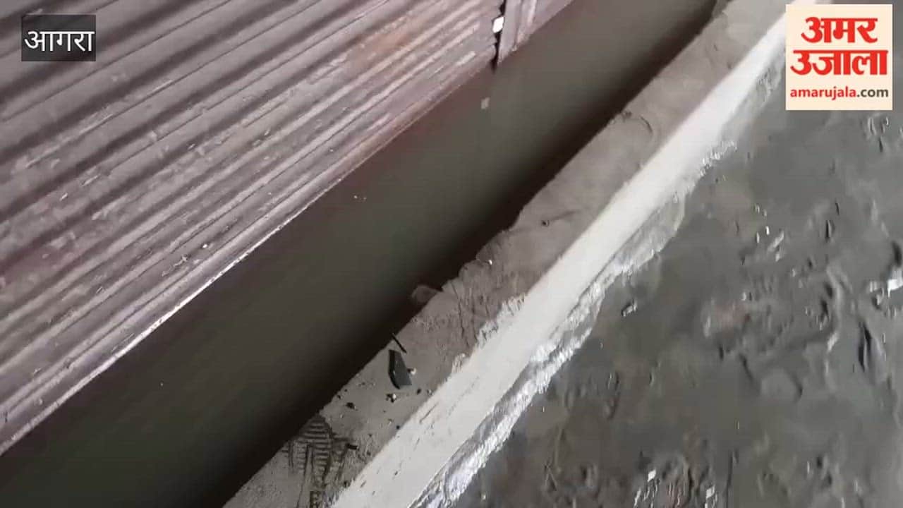 Rain Havoc in Agra: Water Enters Shops at Shivaji Market, Traders Suffer Losses