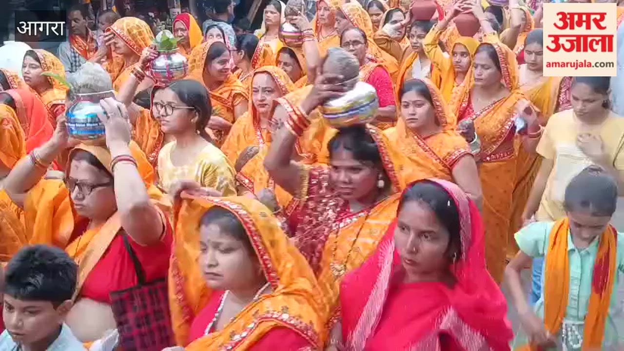 Spiritual Discourse on Bhagwat Katha Held at Jainarayan Temple in Bah