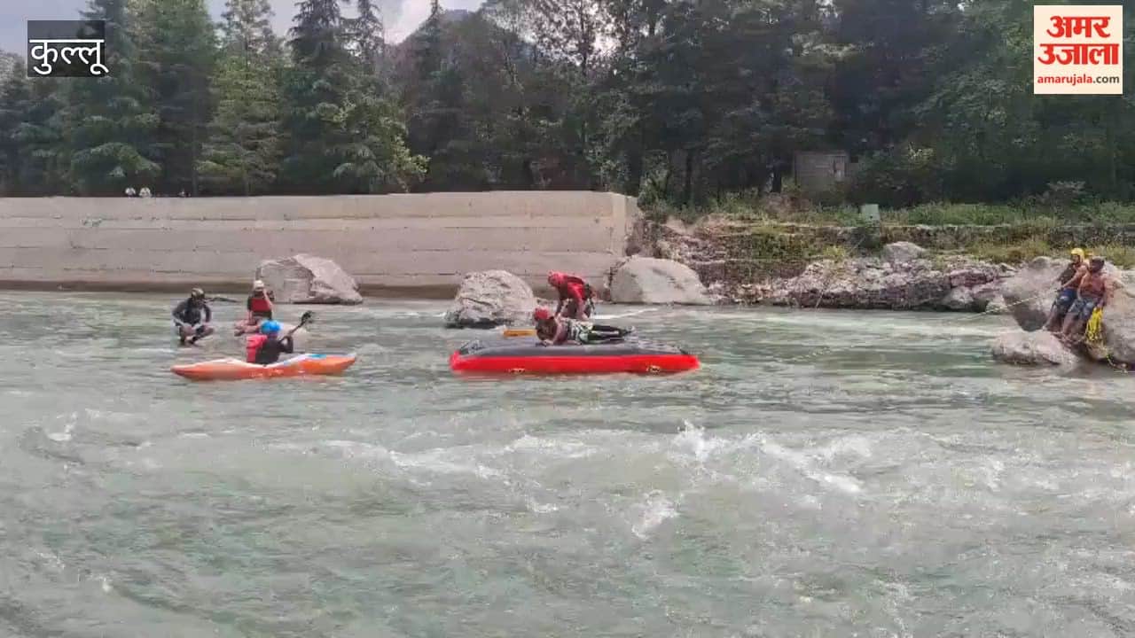 Kullu: Skill Test Conducted for 36 Young Rafting Guides; Licenses to Operate Rafts to be Issued to Successful Candidates