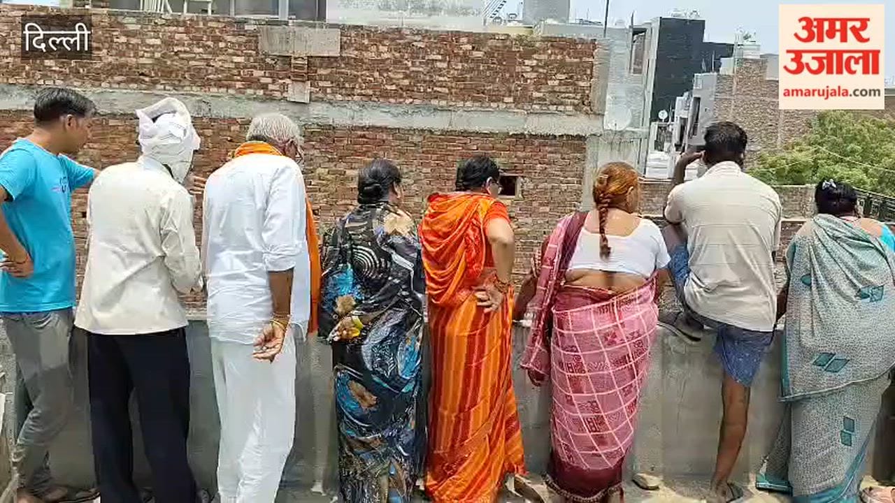 A house collapses due to a cylinder blast in Mukundpur, Delhi