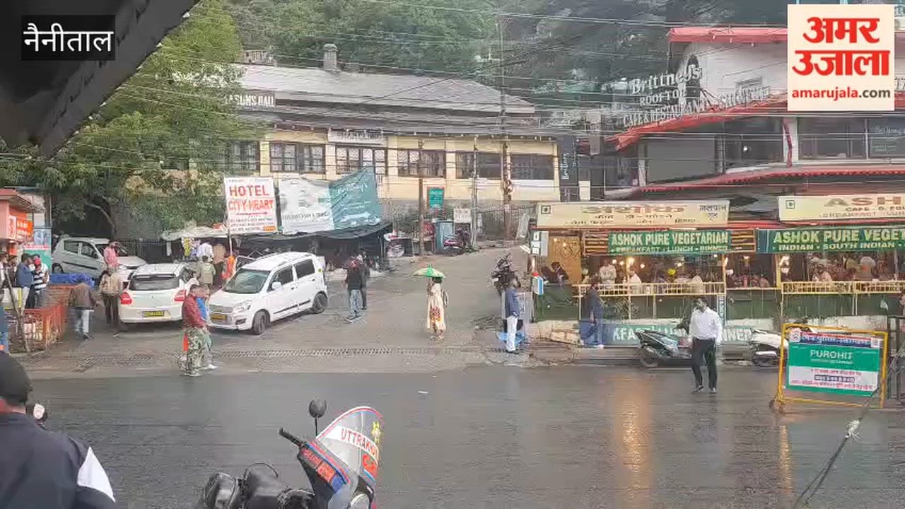 Weather changes in Nainital, temperature drops due to rain