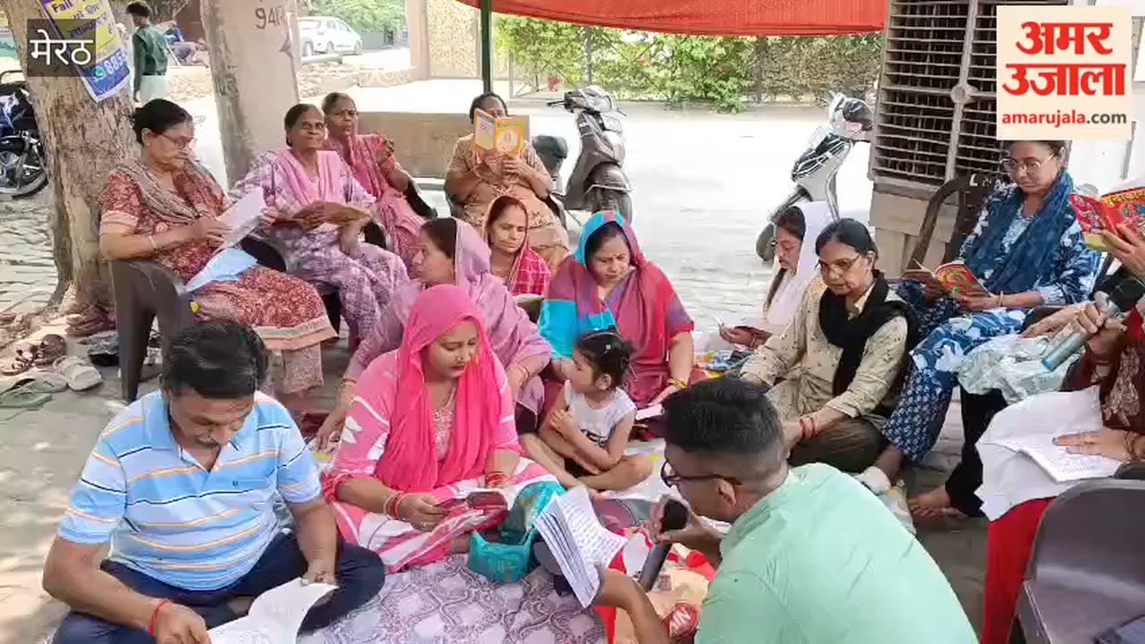 Women’s Protest in Shastri Nagar Completes One Month, Hanuman Chalisa Recited for Early Resolution