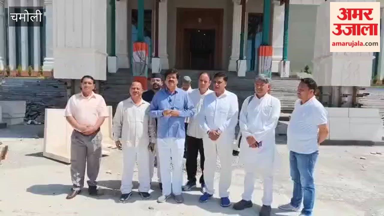 Karnaprayag: Ganesh Godiyal Arrives in Summer Capital Gairsain; Expresses Displeasure Over Construction Work at Bhararisain Assembly Gate