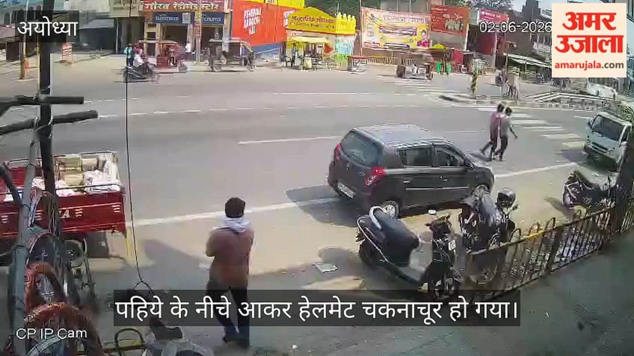 VIDEO: तेज रफ्तार डंपर ने बाइक सवार को रौंदा, 45 वर्षीय युवक की हुई मृत्यु,हेलमेट भी नहीं बचा सका जान