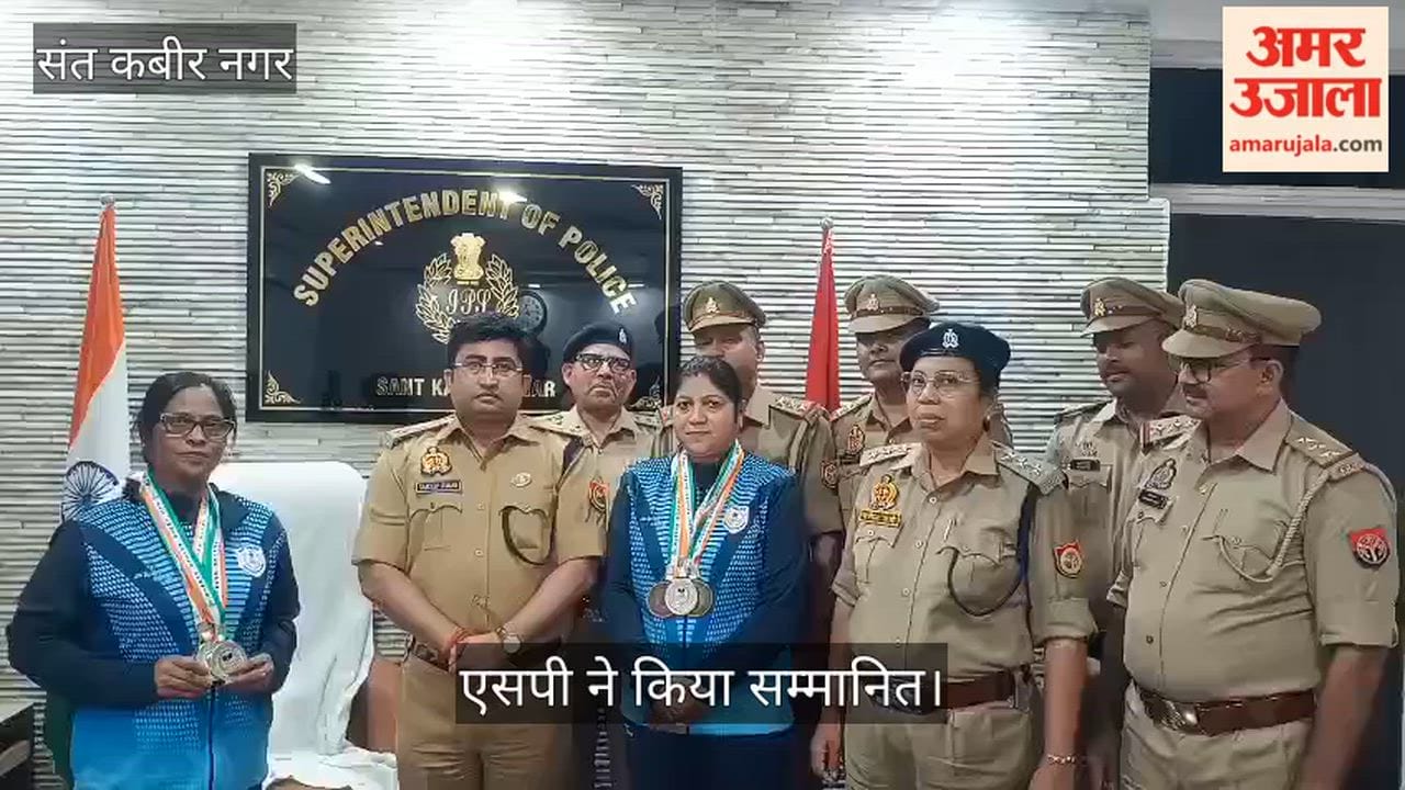 Female constables brought glory to the district in sports, honored by the SP.