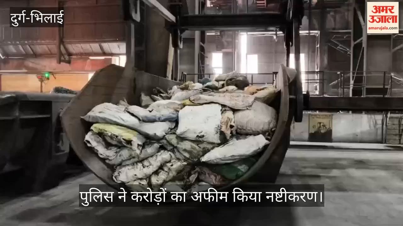 Police Destroy Opium Worth Crores Seized from BJP Leader Farm in Durg