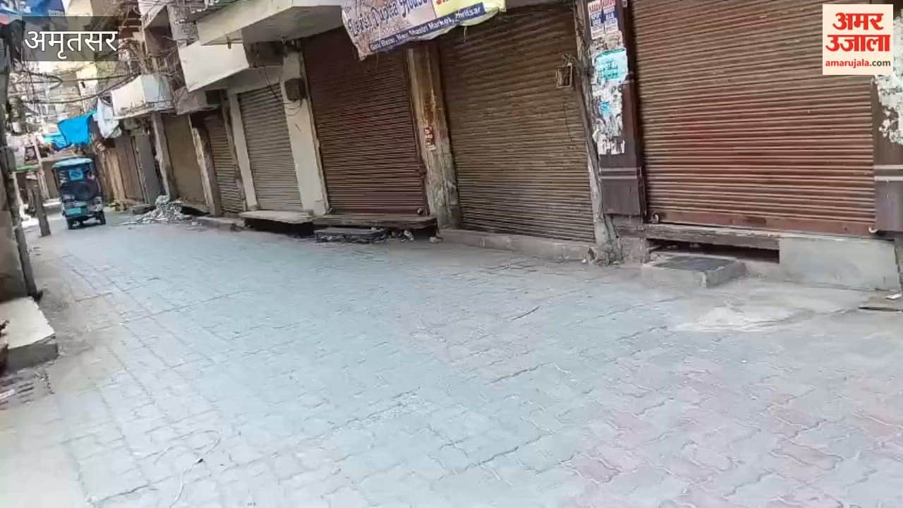 Streets in Amritsar wore a deserted look on the anniversary of Operation Blue Star