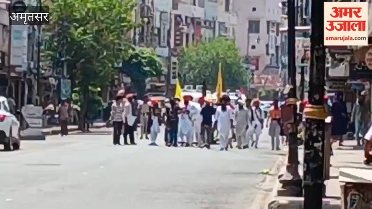 Dal Khalsa activists took out a march on the anniversary of Operation Blue Star.
