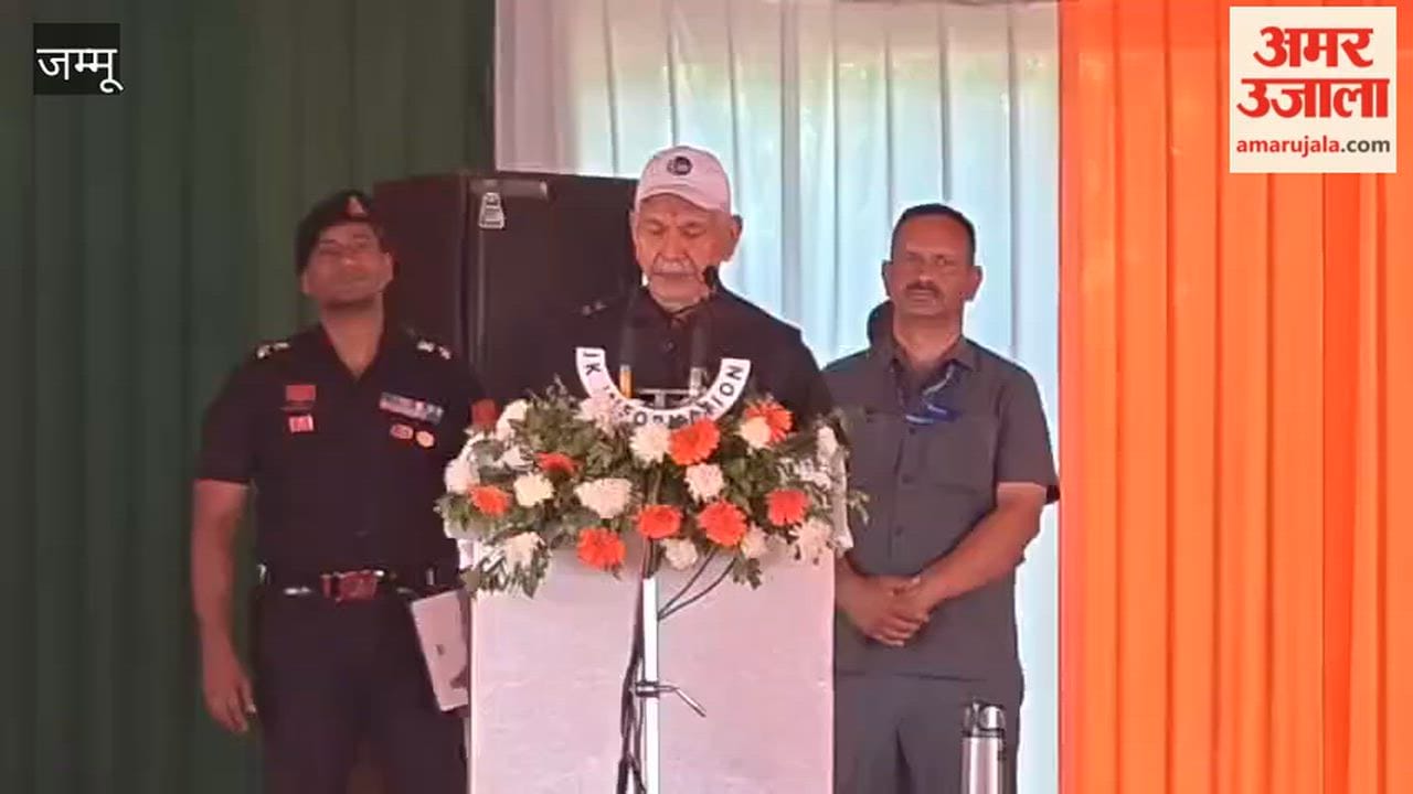 Major anti-drug campaign; LG Manoj Sinha leads a foot march in Kishtwar.