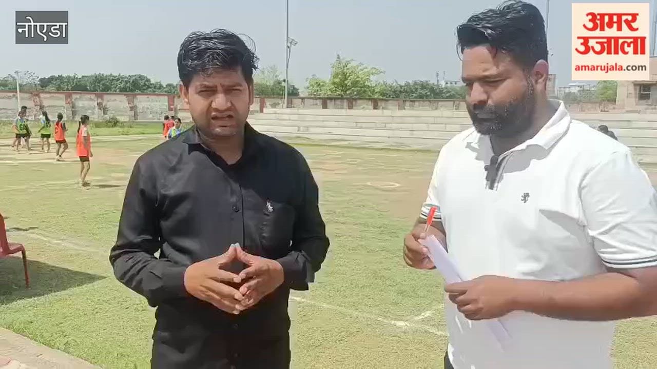 Players showed their strength in netball and wrestling in sub-junior sports competition in Greater Noida