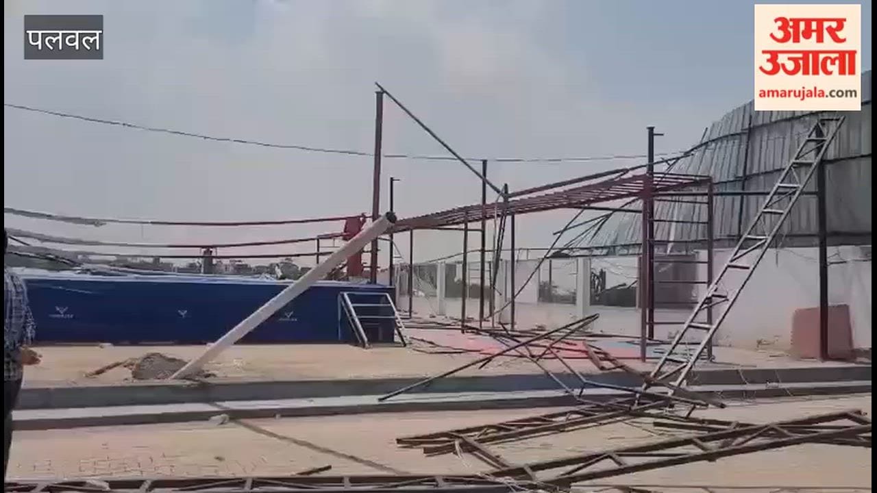 Sports Minister inspected Deva Boxing Academy damaged by storm in Palwal