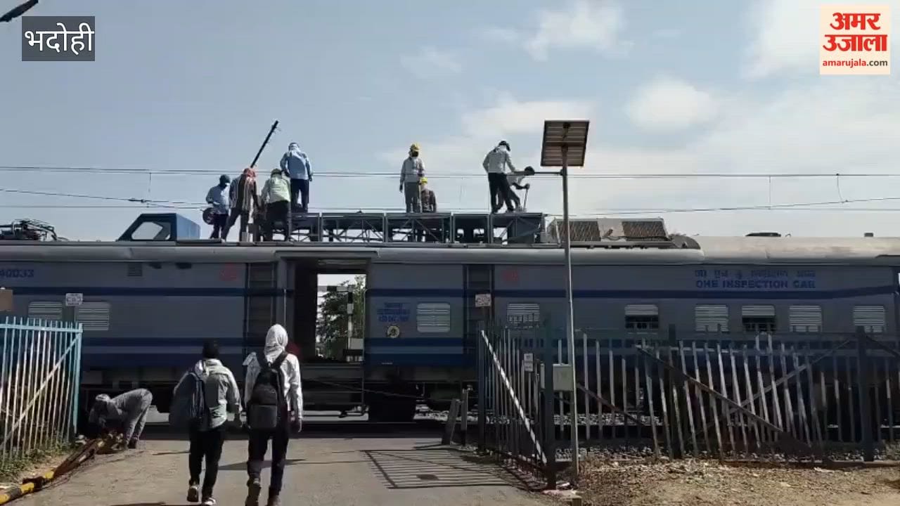 Gate boom and OHE line snapped after being hit truck train services disrupted for two hours