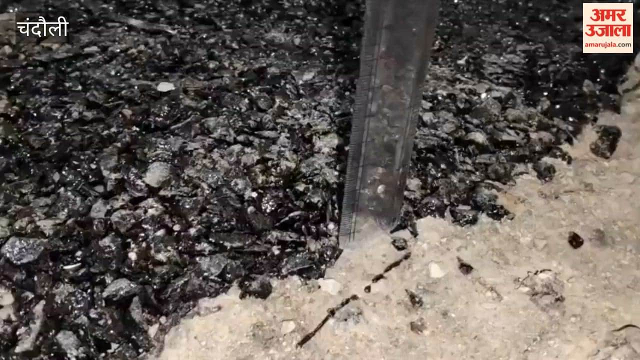 Road leveling being carried out dumping crushed stone under guise of repairs locals halted work