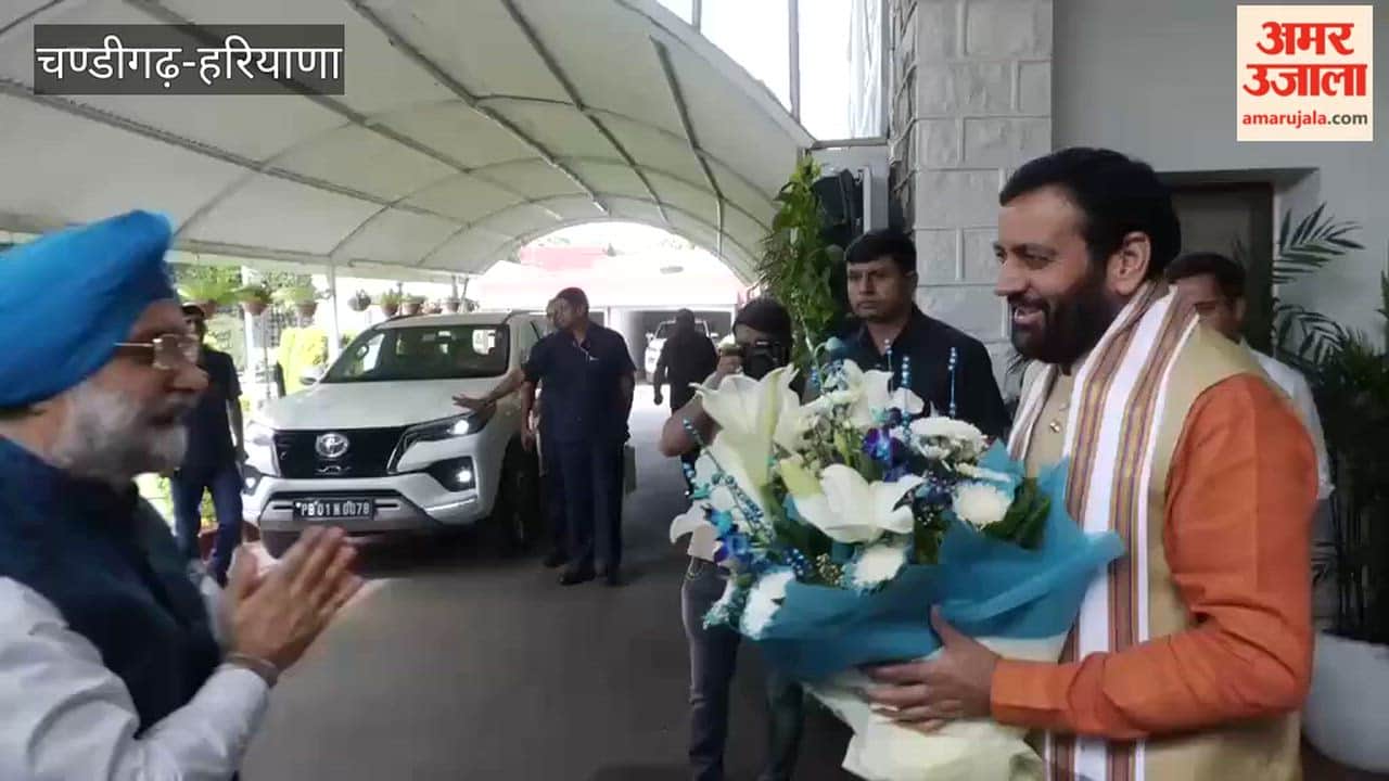 Delhi Lieutenant Governor Taranjit Singh Sandhu met CM Nayab Saini.