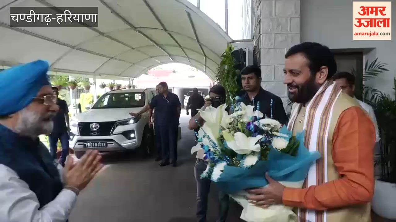 Delhi Lieutenant Governor Taranjit Singh Sandhu met CM Nayab Saini.