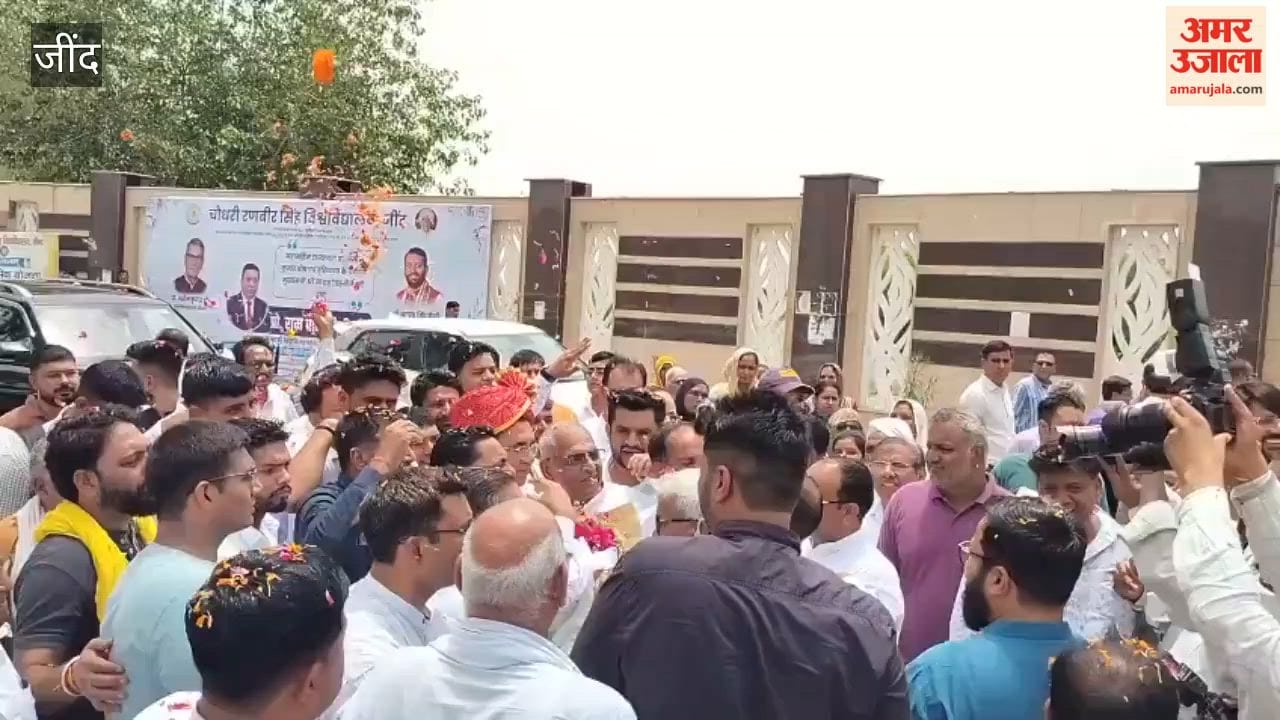 Dr. Rampal Saini accorded a grand reception upon becoming the permanent Vice-Chancellor in Jind; arrived at the office with a convoy.