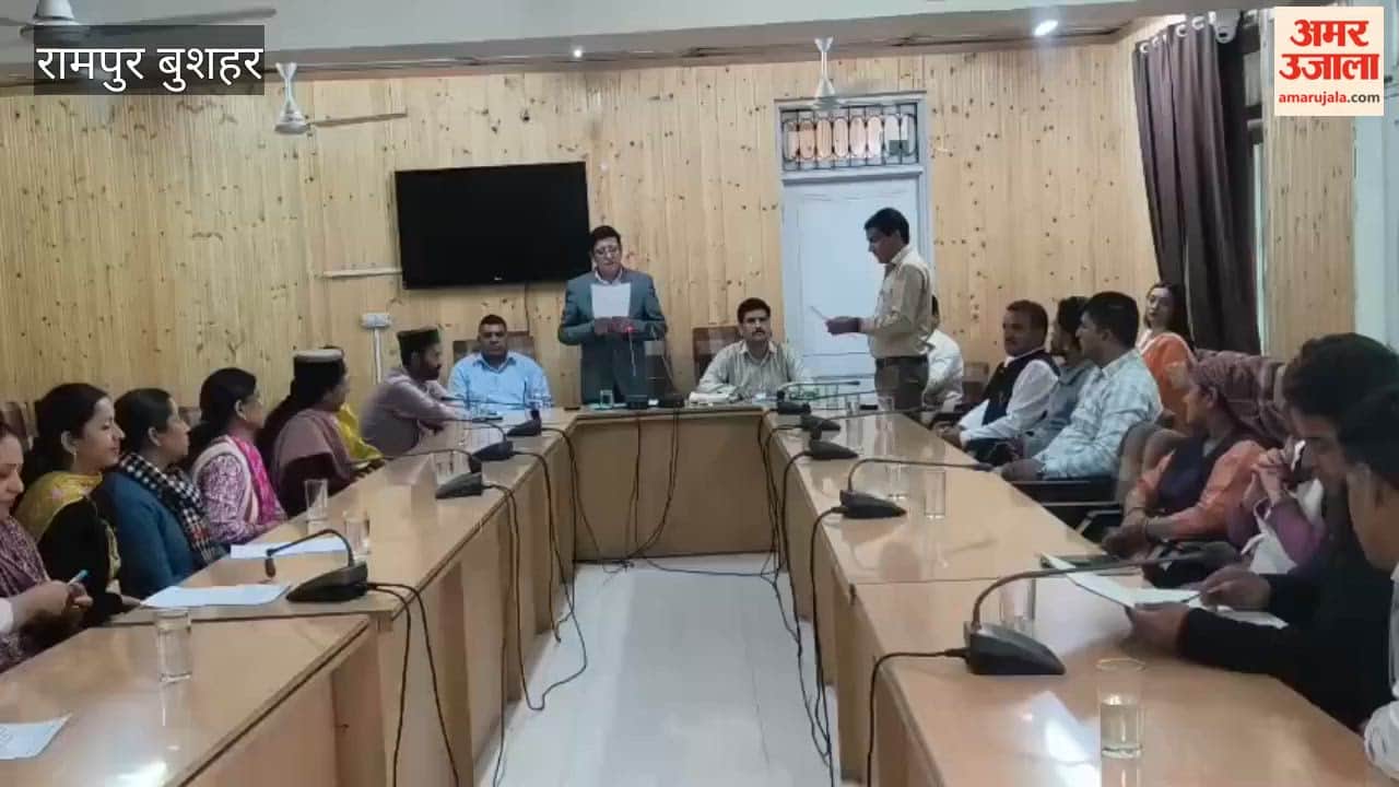 Rampur Bushahr: SDM administers the oath of office and secrecy to newly elected Panchayat Samiti members