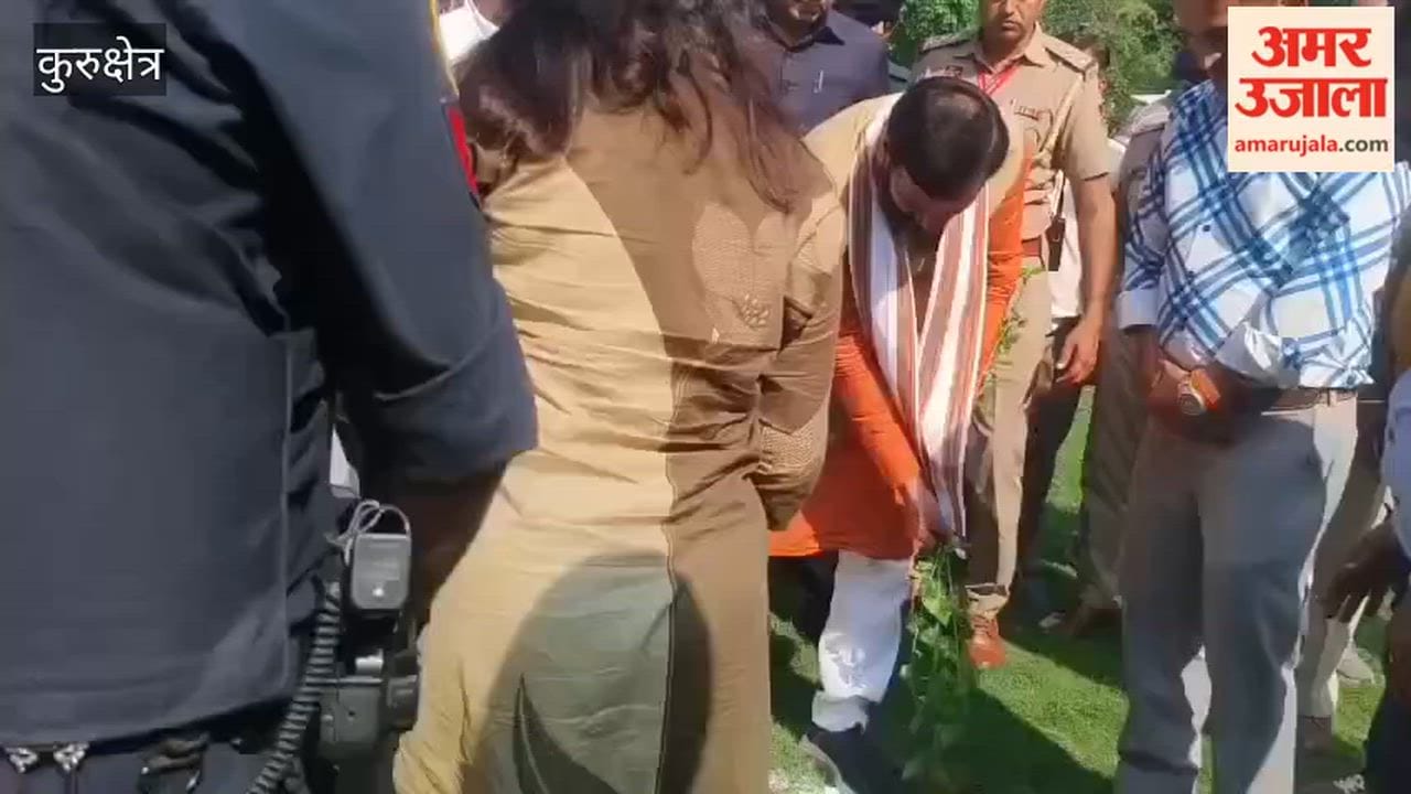 Chief Minister Nayab Singh Saini planted a tree in Ladwa on World Environment Day