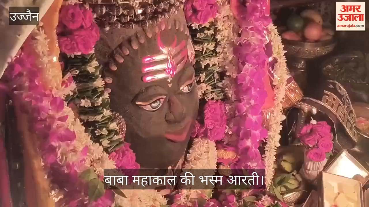 Lord Mahakal Adorned with Bhang, Tripund, Crescent Moon & Third Eye, Offers Bhasma Aarti Again
