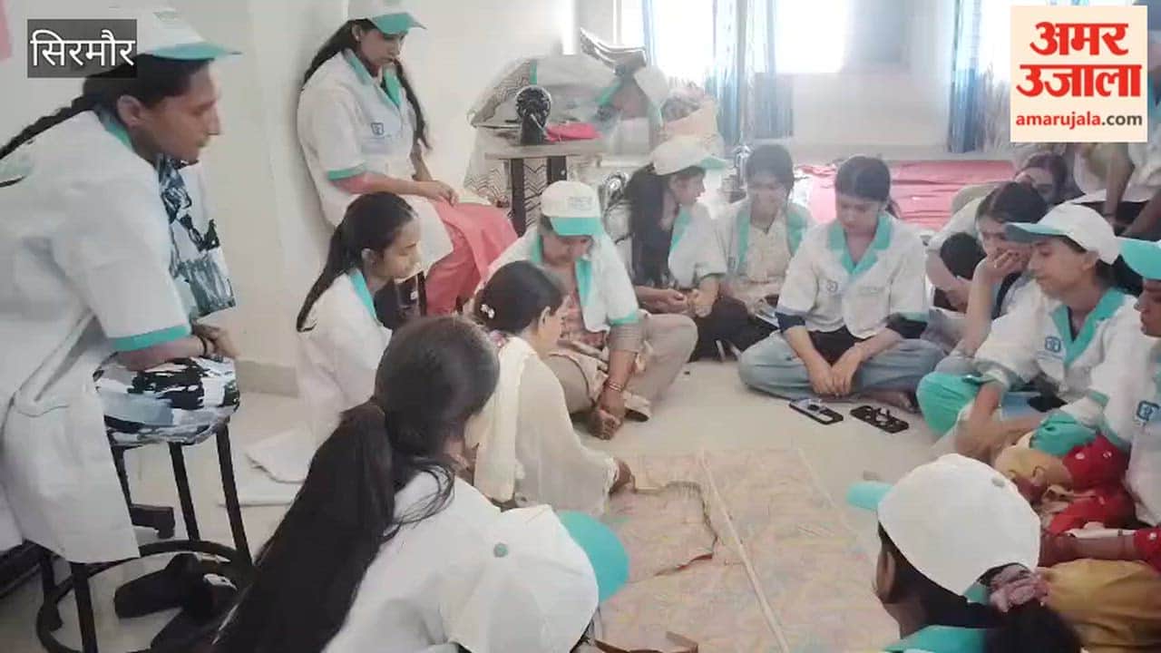 Sirmour Women in Nahan are learning the skills of tailoring and designing