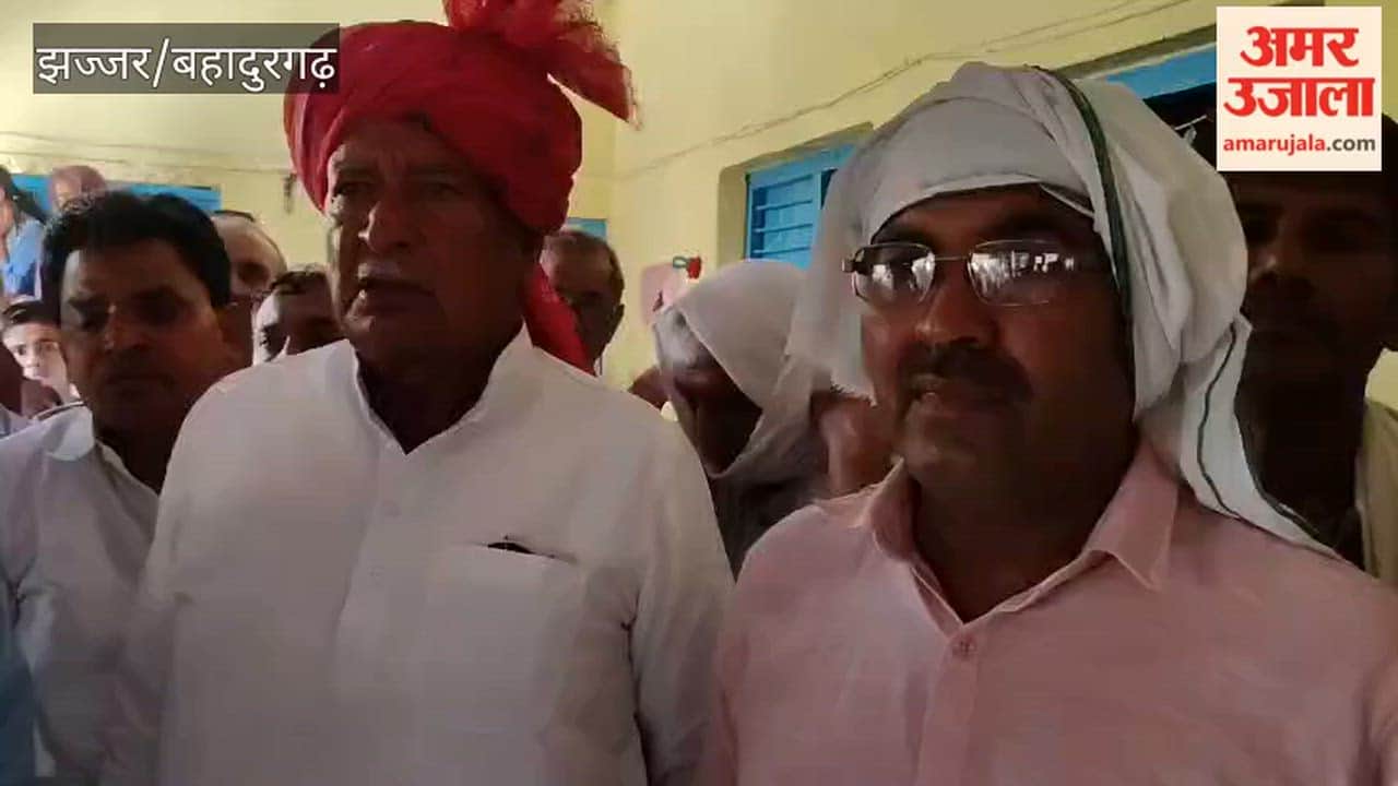 Jhajjar Dujana murder case: Rajkumar Saini visits the family of deceased Vijay Saini
