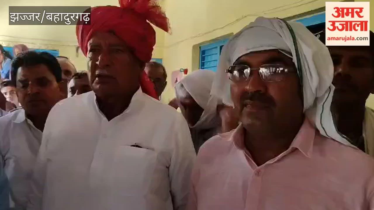 Jhajjar Dujana murder case: Rajkumar Saini visits the family of deceased Vijay Saini