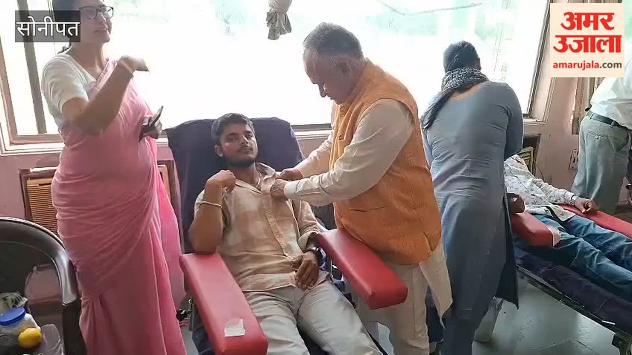 Blood donation camp in Sonipat