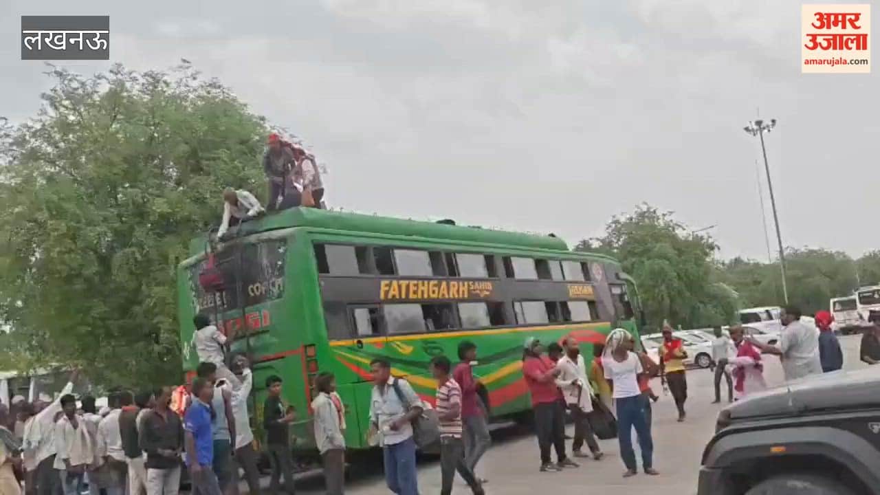 47 यात्रियों की क्षमता वाली बस में मिले 167 यात्री, लखनऊ में की गई सीज