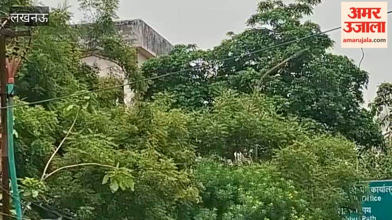 लखनऊ में मौसम हुआ सुहावना, बदली और हवाओं ने गर्मी से दी राहत