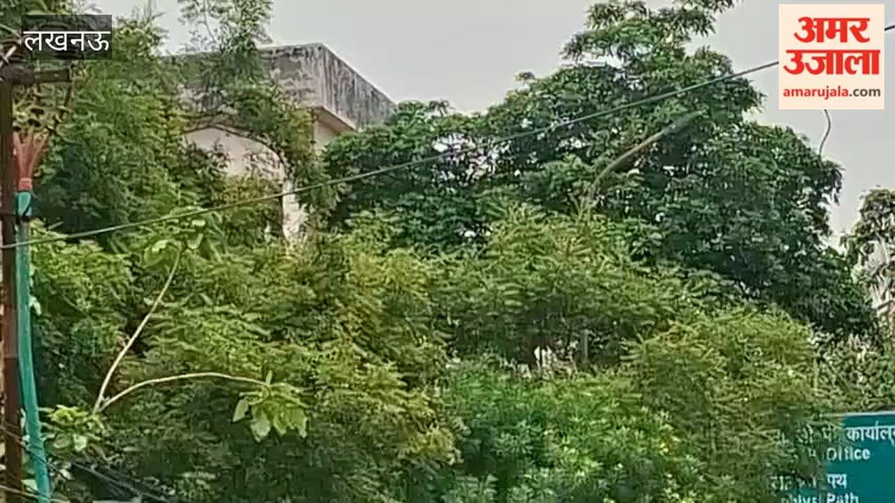 लखनऊ में मौसम हुआ सुहावना, बदली और हवाओं ने गर्मी से दी राहत