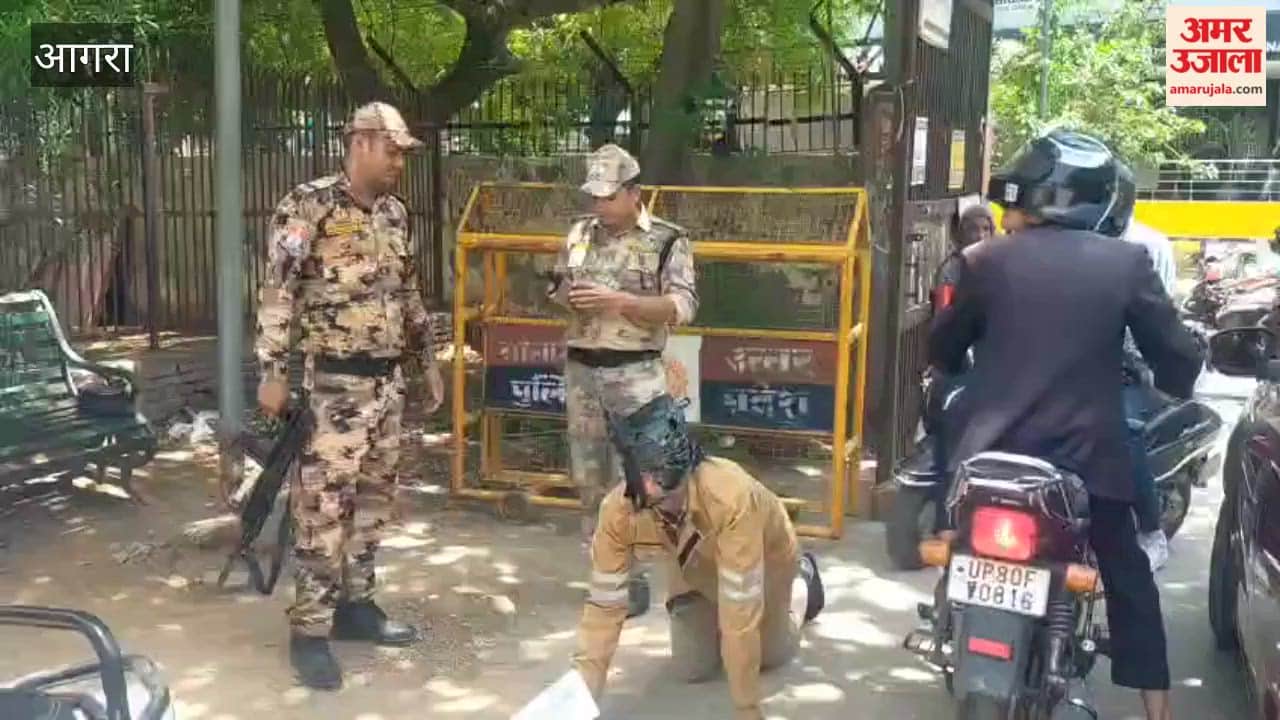 Suspended fireman arrives at court in Agra dressed as cockroach to seek justice