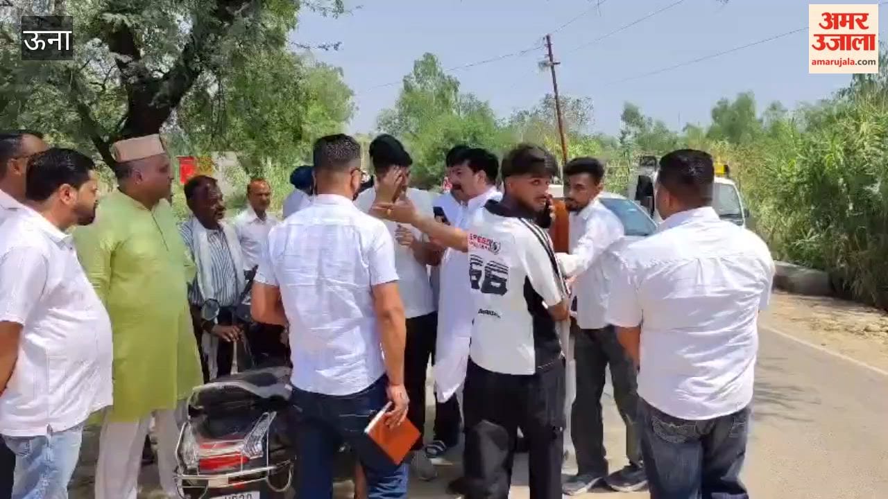 Una: MLA Vivek Sharma targets the opposition over the construction of a bridge