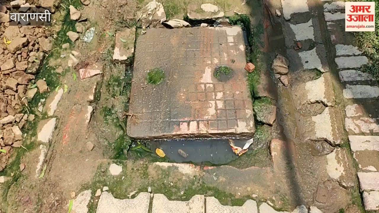 Residents of Madhwa village plagued by clogged sewers sewage water reaching homes during rains