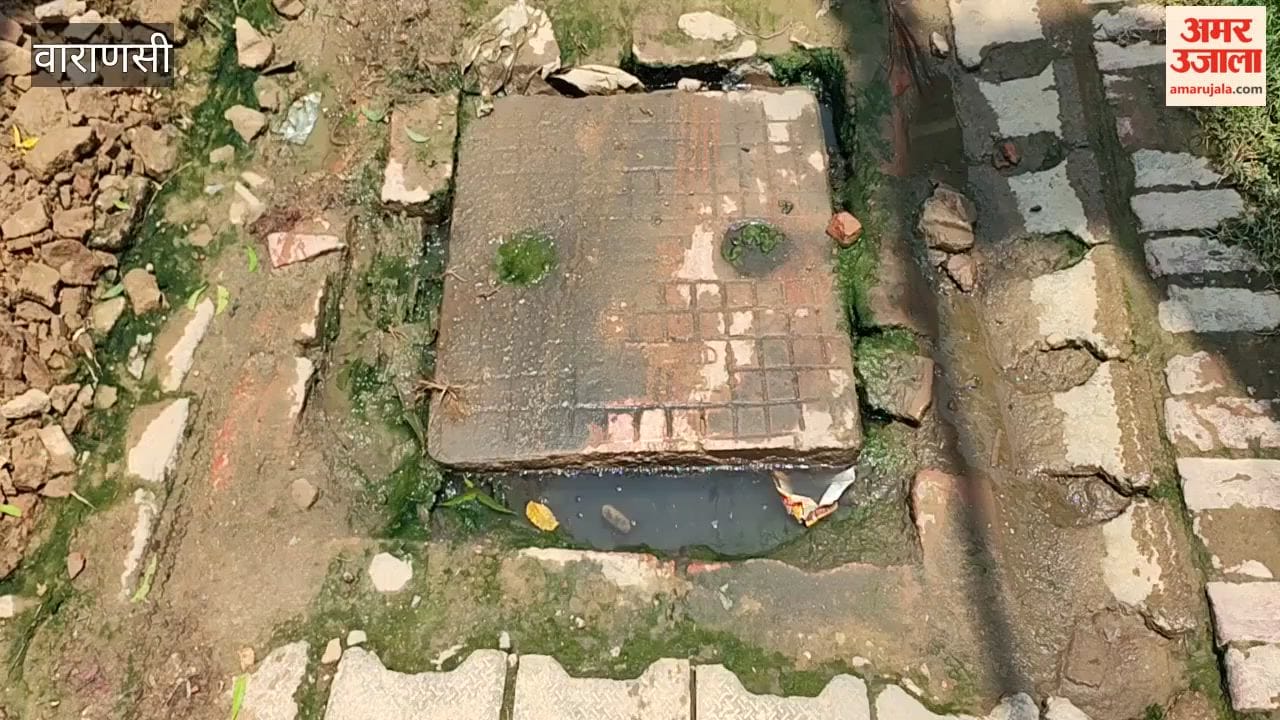 Residents of Madhwa village plagued by clogged sewers sewage water reaching homes during rains