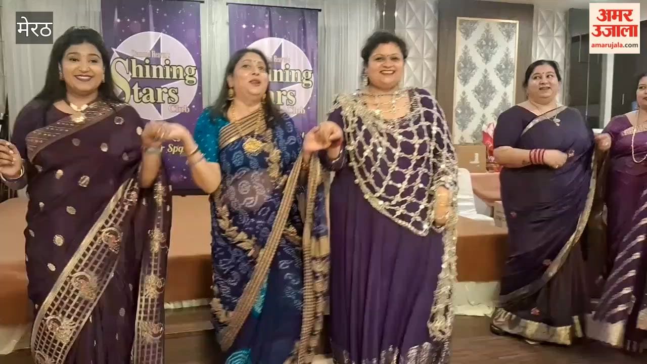 Meerut: Shining Star Club members danced, played tambola
