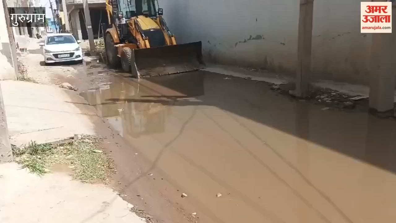 Residents of Dhanwapur village in Sector-104 New Gurugram are troubled by foul odors and waterlogging