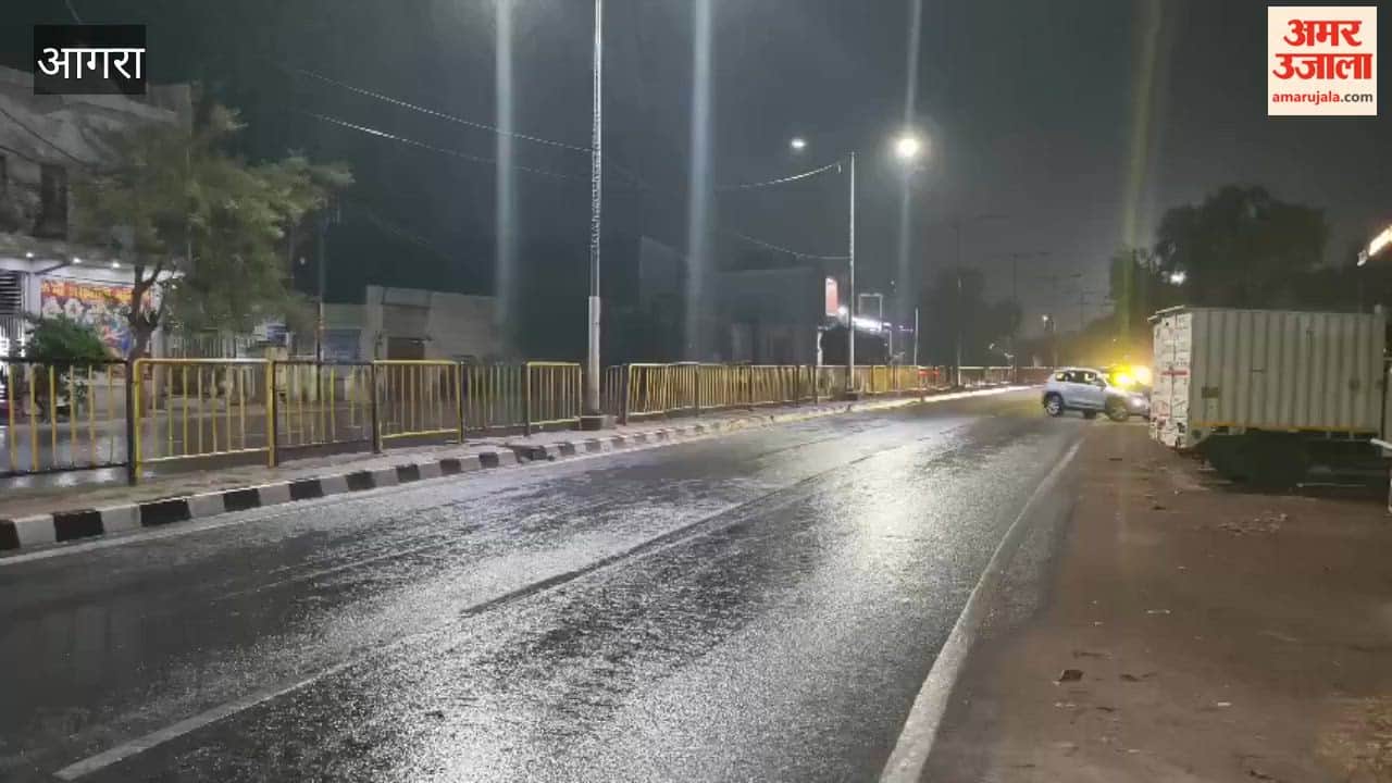 Rain brings relief from heat in agra