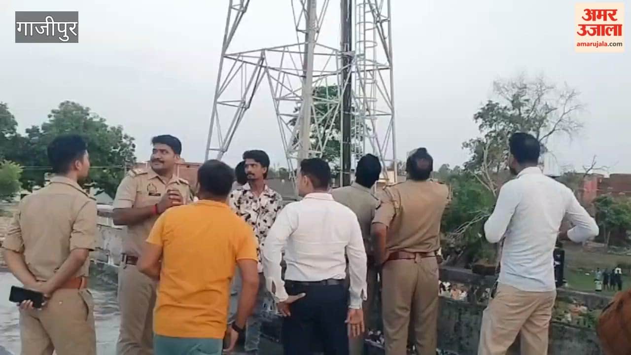 Young woman climbs mobile tower over romantic issue comes down after three hours