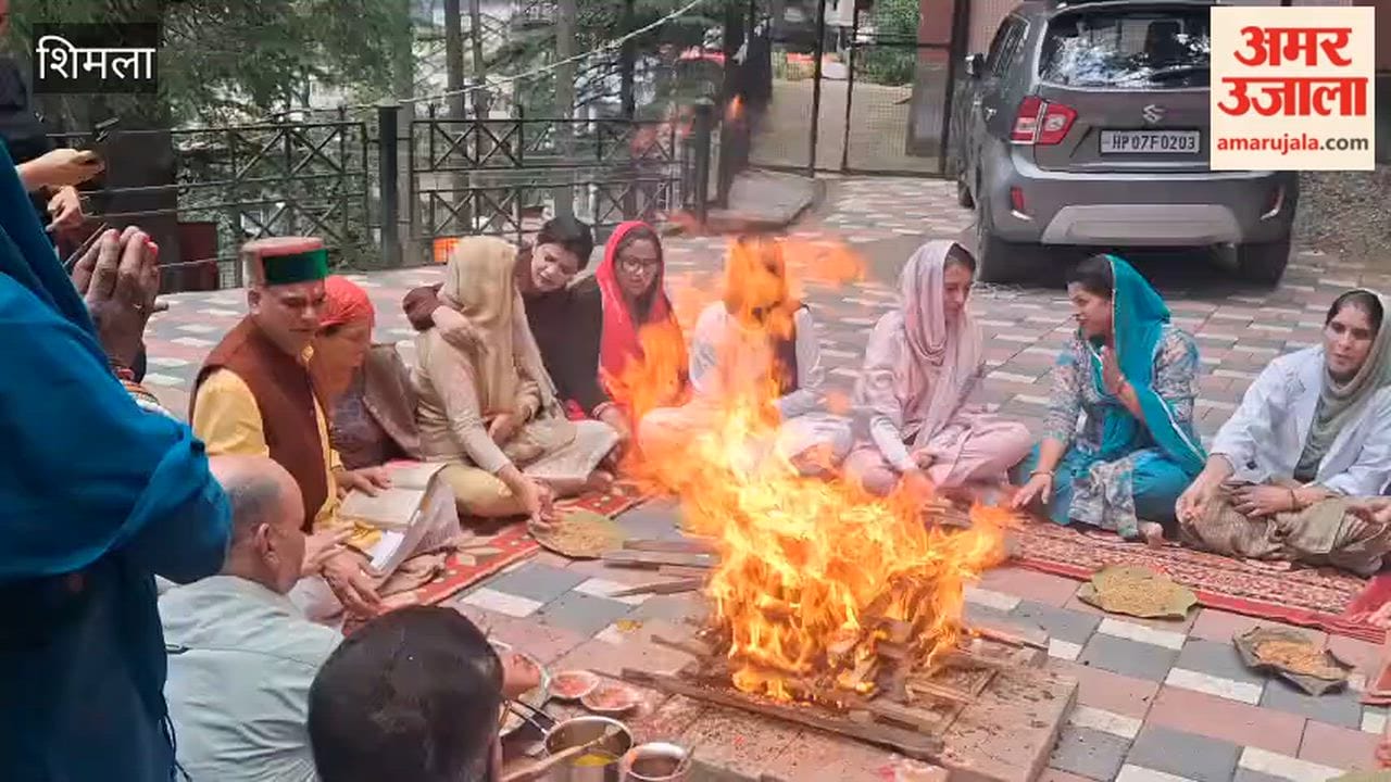 Shimla: Staff and personnel at KNH performed a Yajna for peace and well-being