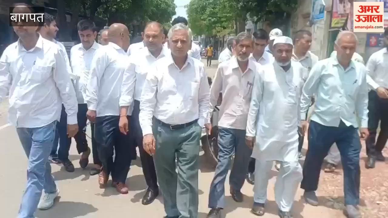 Baghpat: Lawyers Protest Against Outsourcing of Documentation Work, Take Out Rally