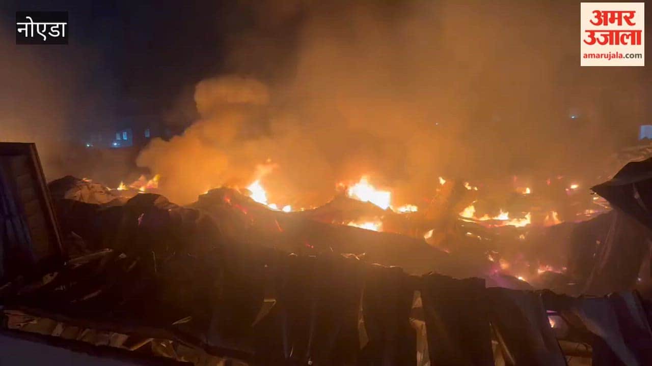 Noida Fir: Massive fire at company in Badalpur