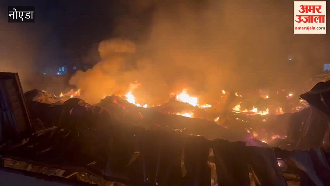 Noida Fir: Massive fire at company in Badalpur