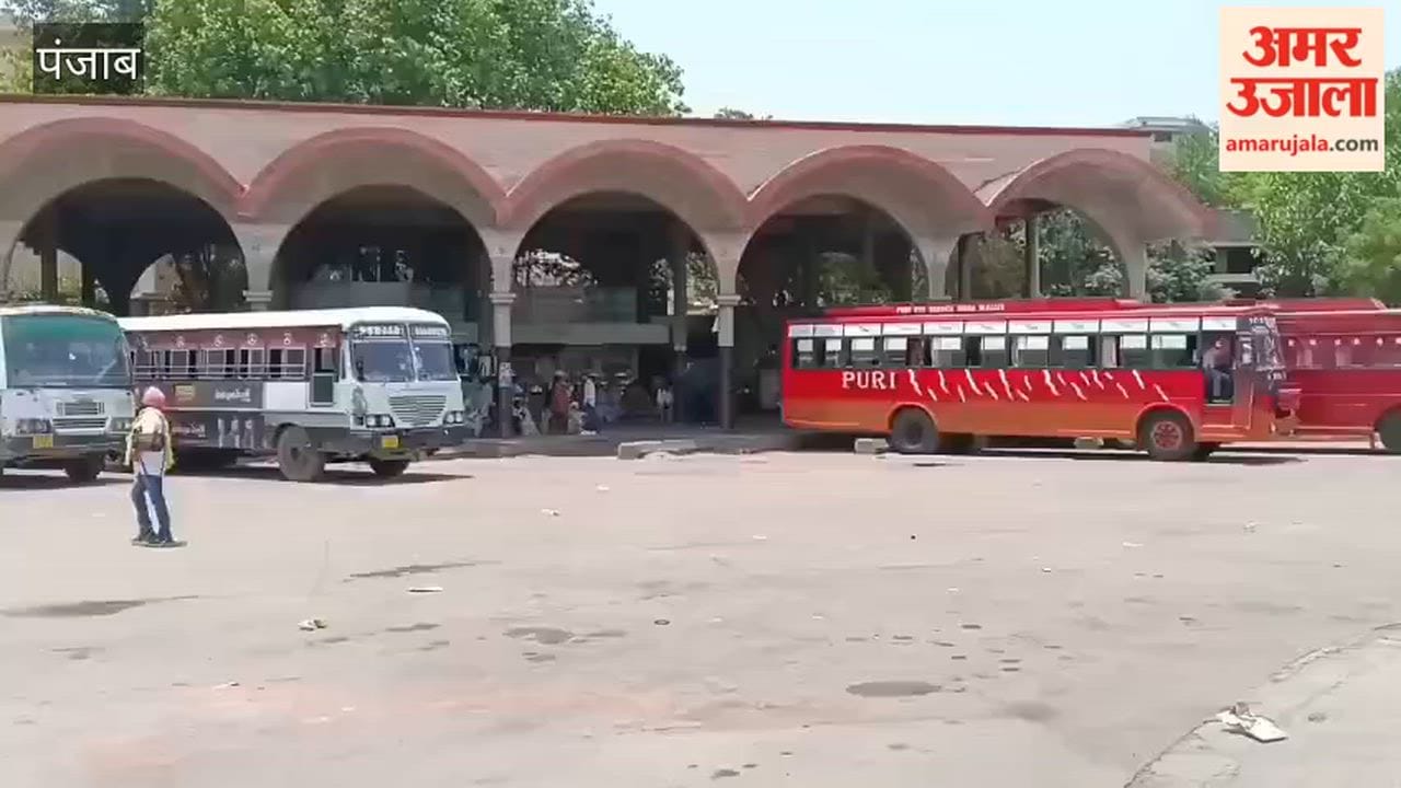 Strike by Punjab Roadways, Punbus, and PRTC contract workers in Moga.