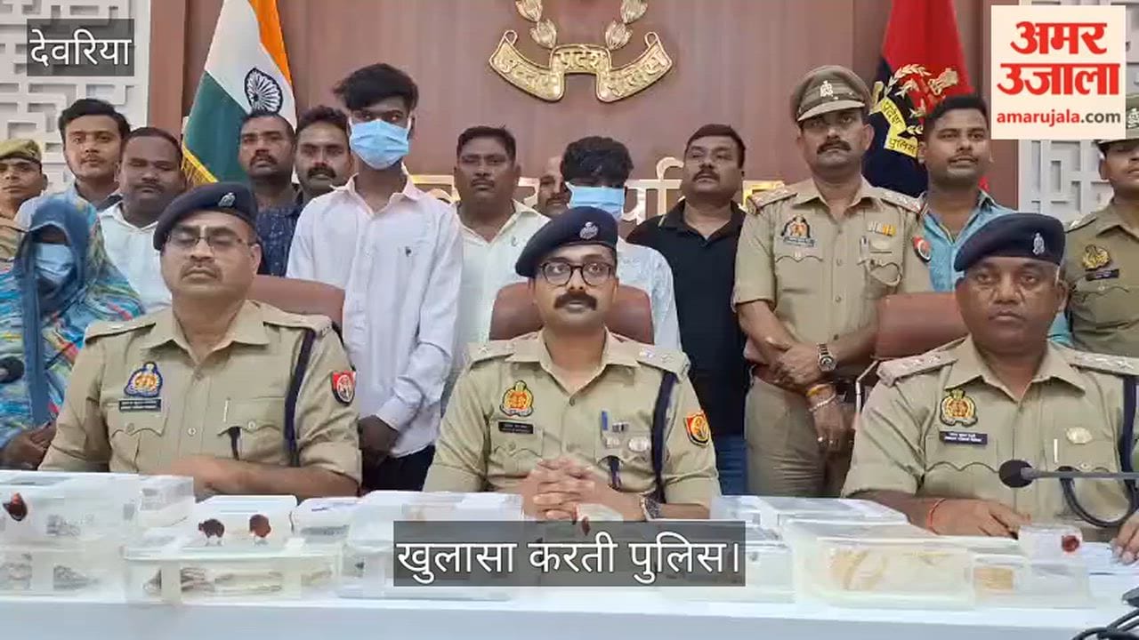 Three cunning thieves arrested in an operation by Kotwali police, SOG, and the surveillance unit.