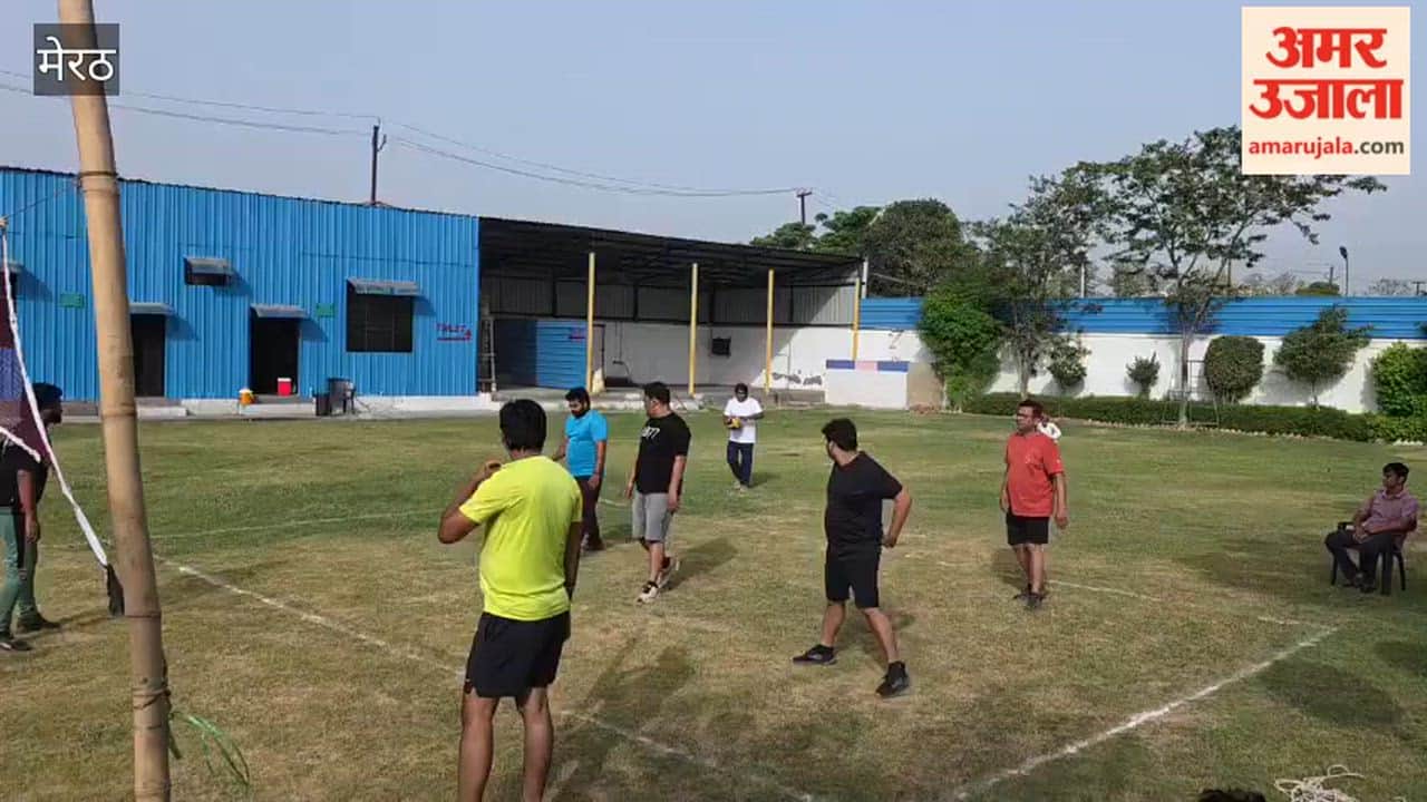 Prakhar Rathi's team tops in volleyball; Maheshwari Mandal organized sports competitions on Mahesh Navami.