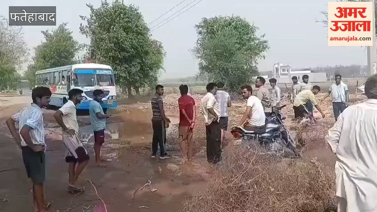 Villagers in Tohana, plagued by a power crisis, staged a road blockade; traffic on Fatehabad Road came to a standstill.