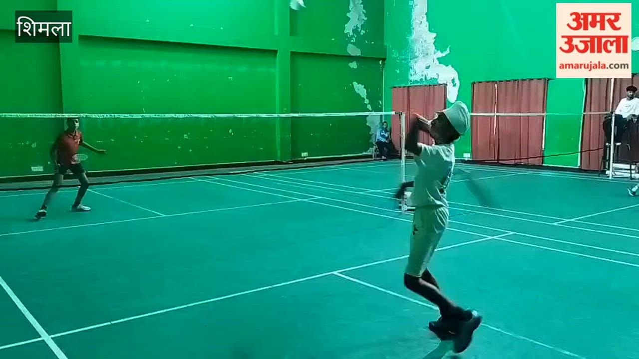 Shimla: Badminton matches begin on the second day at the Indira Gandhi Sports Complex